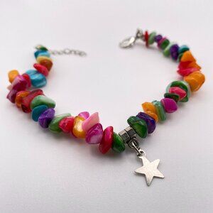 Handmade Charm Bracelet Multicolor